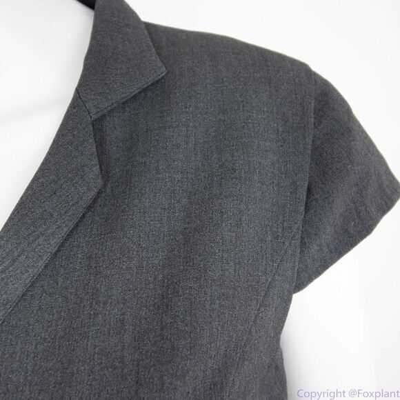 Calvin Klein grey short sleeves‎ sheath dress with side pockets, 10 - Picture 13 of 16